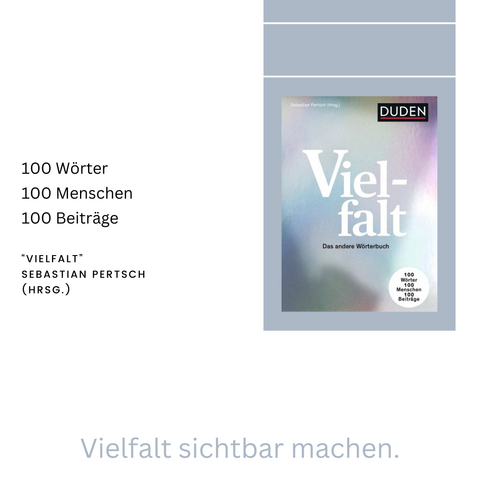 Buchcover Sebastian Pertsch (Hrsg.) Vielfalt Duden Verlag