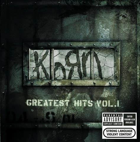 Cover des Albums „Greatest Hits Vol. 1“ von Korn