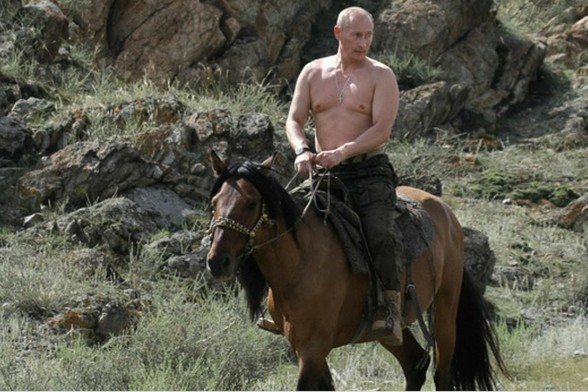 Putin on Horse.