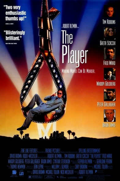 Movie Poster of  „The Player“ with Tim Robbins by Robert Altman …