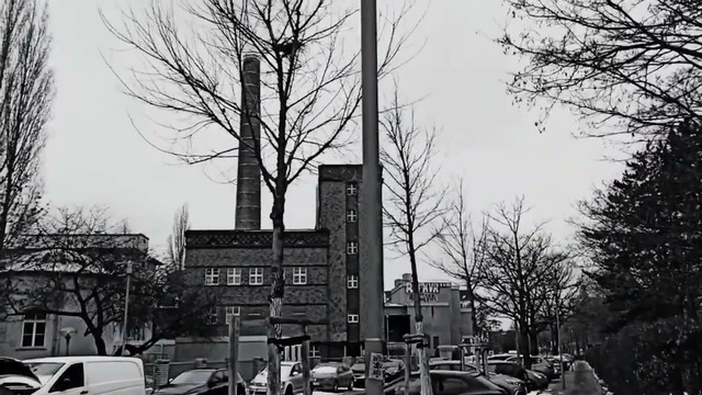 ein Video das Reudnitz zeigt und den LeneVoigt Park. im Winter.
