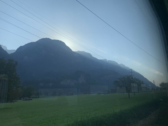 Blick aus dem Zug
