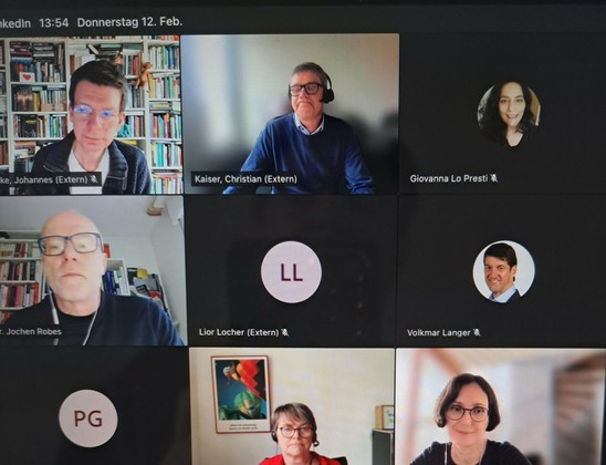 Teilnehmer aus einer video Session 