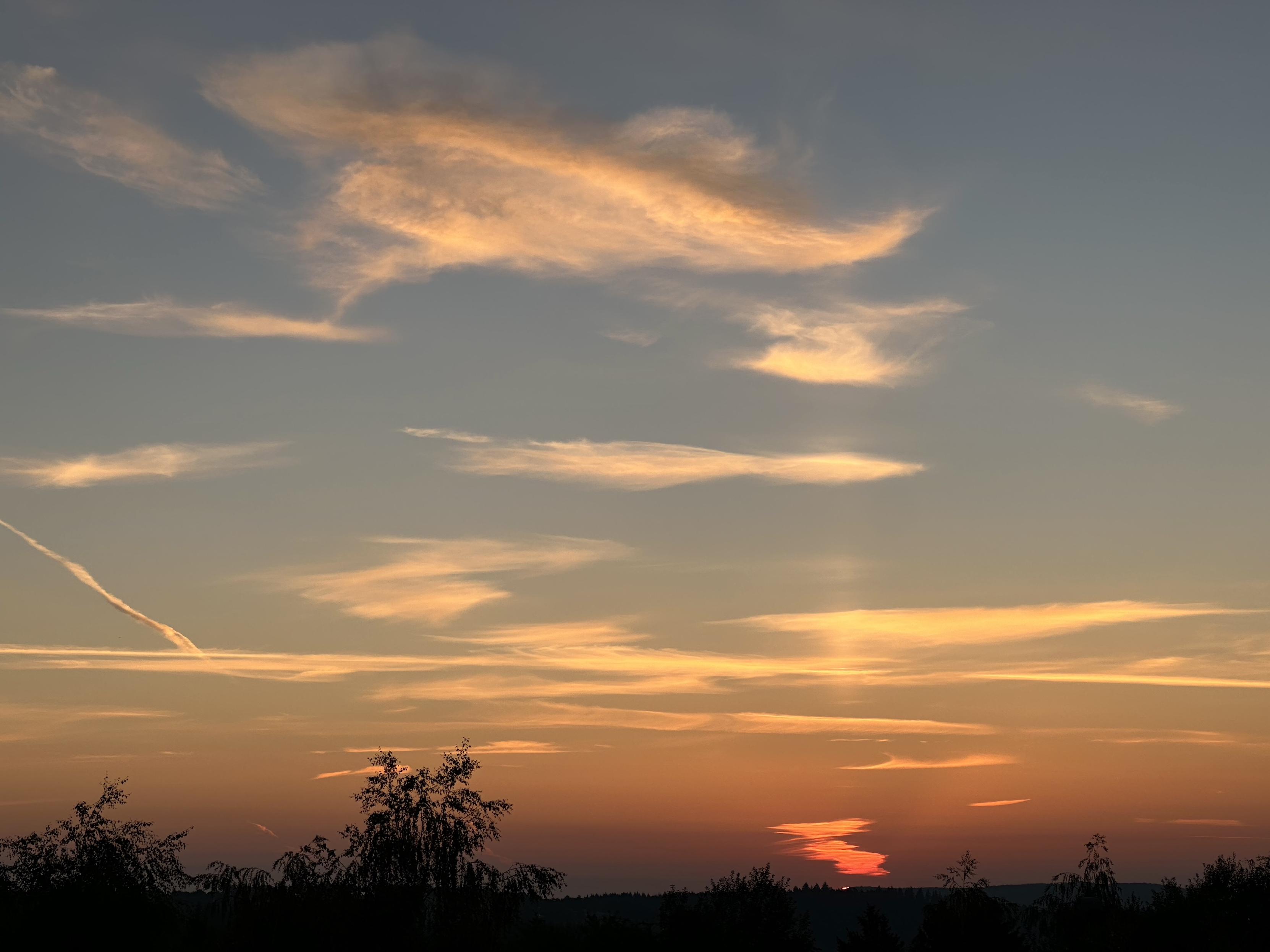 Beginnender Sonnenaufgang