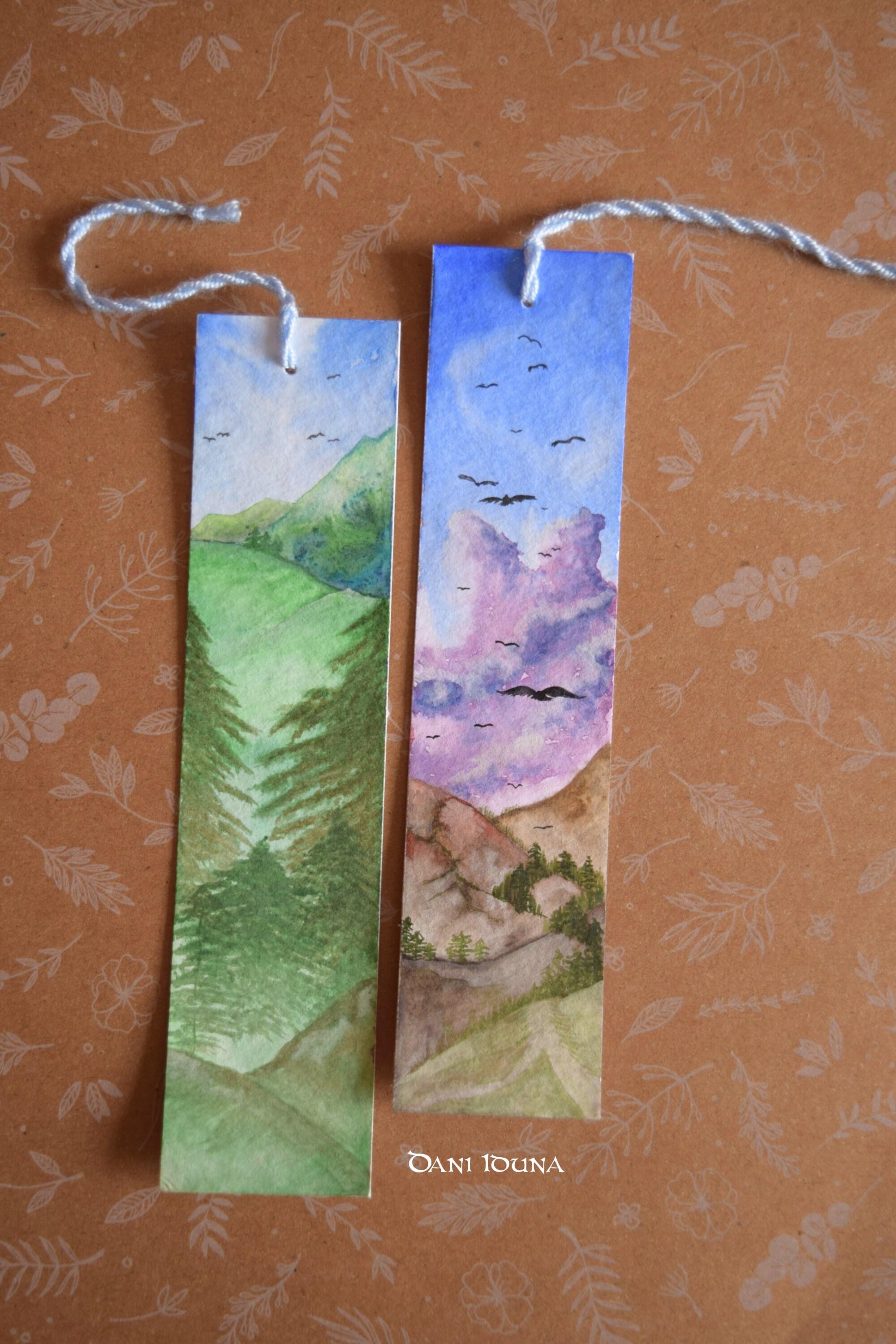Lesezeichen Set, original Aquarelle von Dani Iduna.