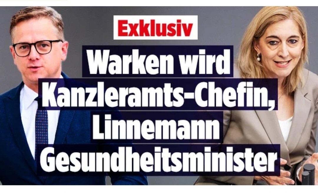 Frau Warken wird Kanzleramts-Chefin, Herr Linnemann Gesundheitsminister – Porträt von Carsten Linnemann und Marie-
