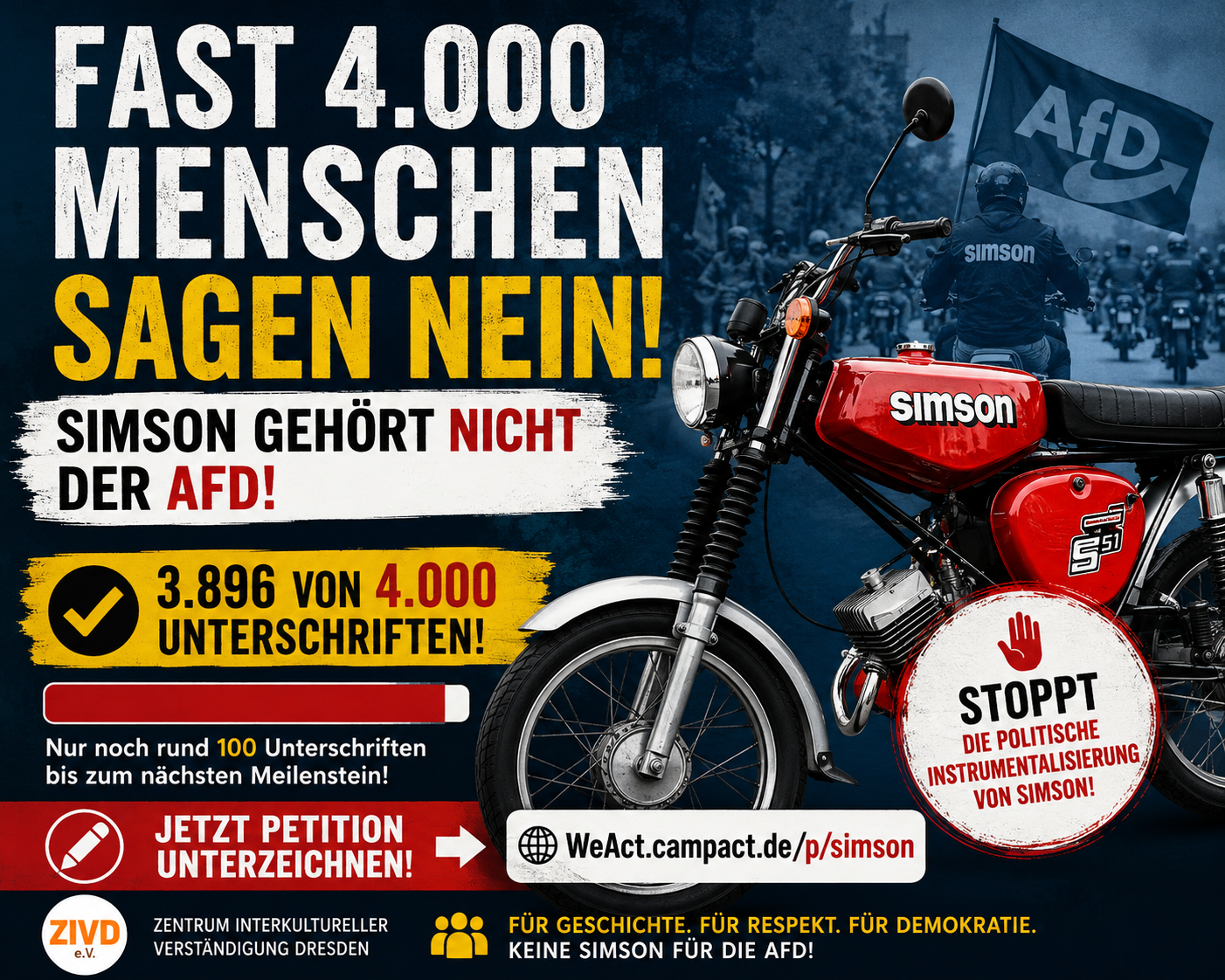 Text aus dem tröt im hintergrundneine simaon