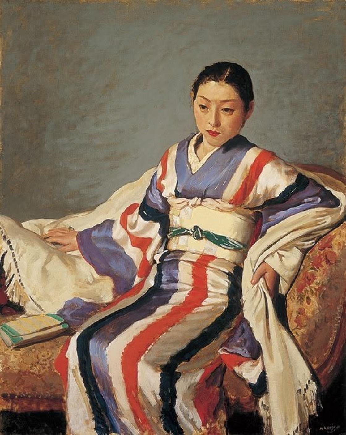 Vorlage - The painting, created in 1936 by Ryōhei Koiso,